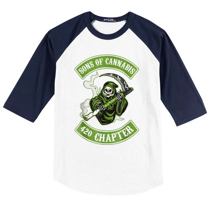 Sons Of Cannabis 420 Chapter Baseball Sleeve Shirt