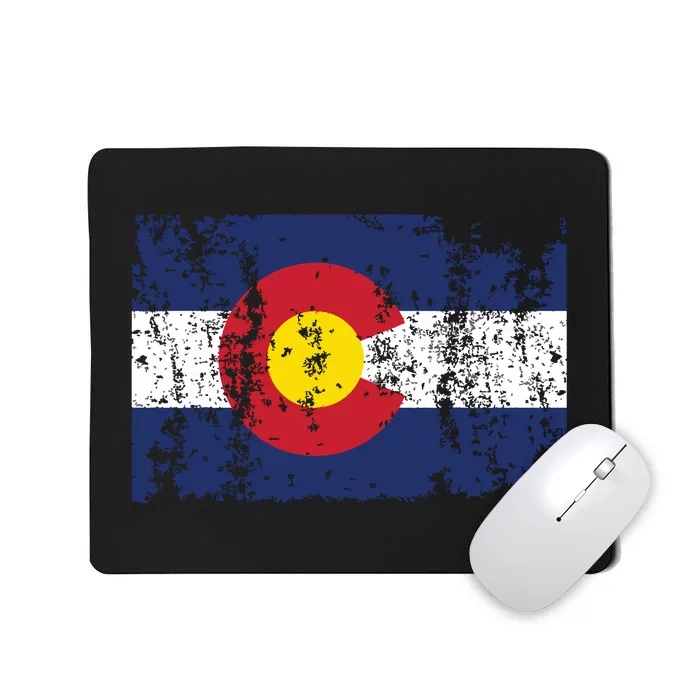 State Of Colorado Flag Mousepad