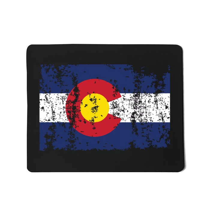 State Of Colorado Flag Mousepad