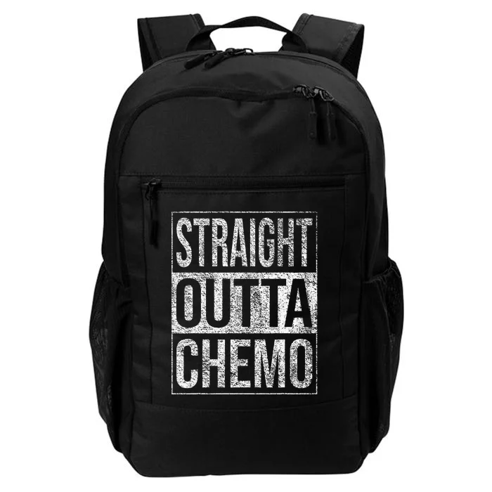 Straight Outta Chemo Chemotherapy Cancer Treatment Daily Commute Backpack