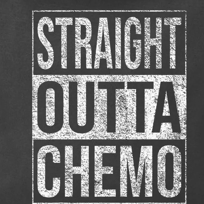 Straight Outta Chemo Chemotherapy Cancer Treatment Zip Tote Bag