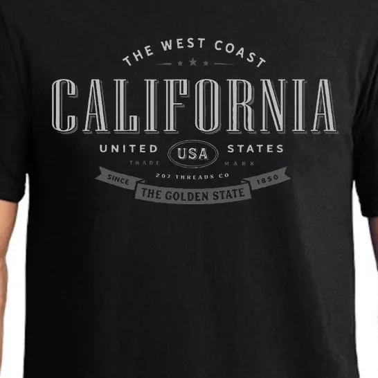 State Of California Pajama Set