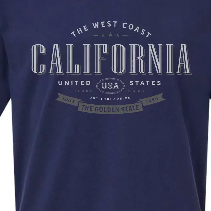 State Of California Sueded Cloud Jersey T-Shirt