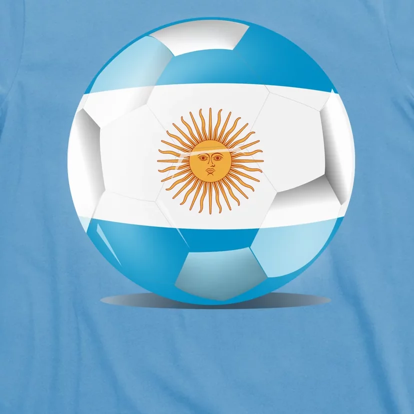 Soccer Ball Country Flag Argentina T-Shirt