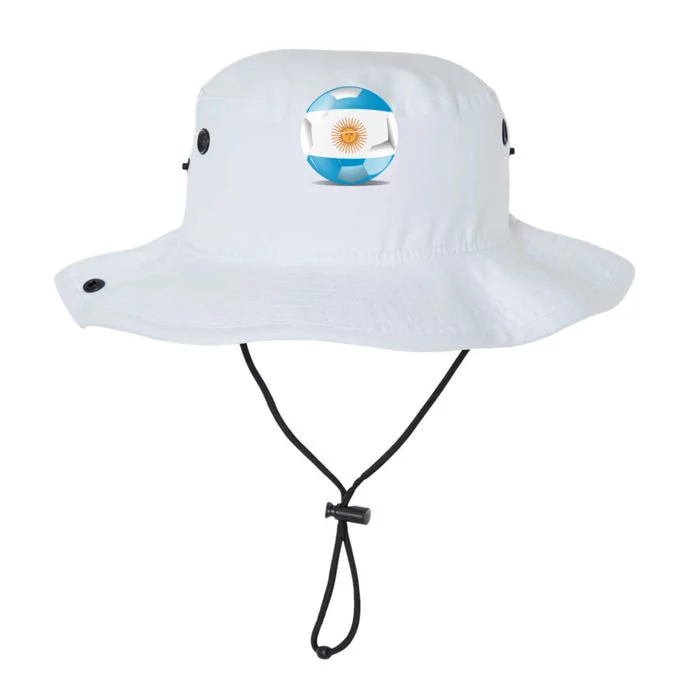 Soccer Ball Country Flag Argentina Legacy Cool Fit Booney Bucket Hat