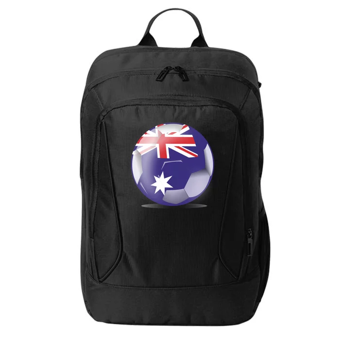 Soccer Ball Country Flag Australia City Backpack