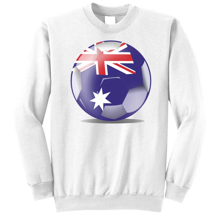 Soccer Ball Country Flag Australia Sweatshirt