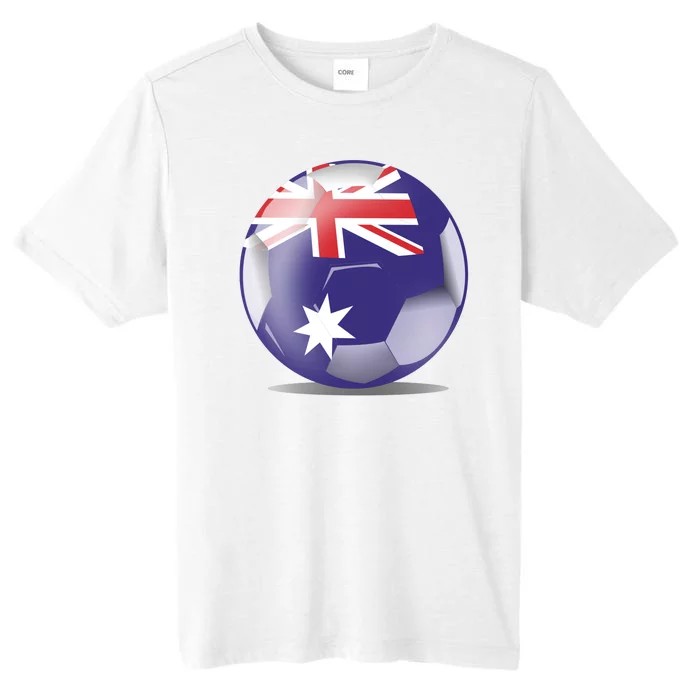 Soccer Ball Country Flag Australia ChromaSoft Performance T-Shirt