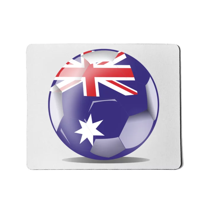 Soccer Ball Country Flag Australia Mousepad