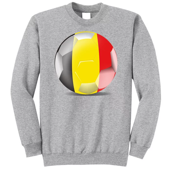 Soccer Ball Country Flag Belgium Sweatshirt