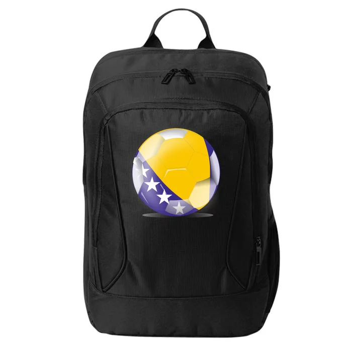 Soccer Ball Country Flag Bosnia Herzegovina City Backpack