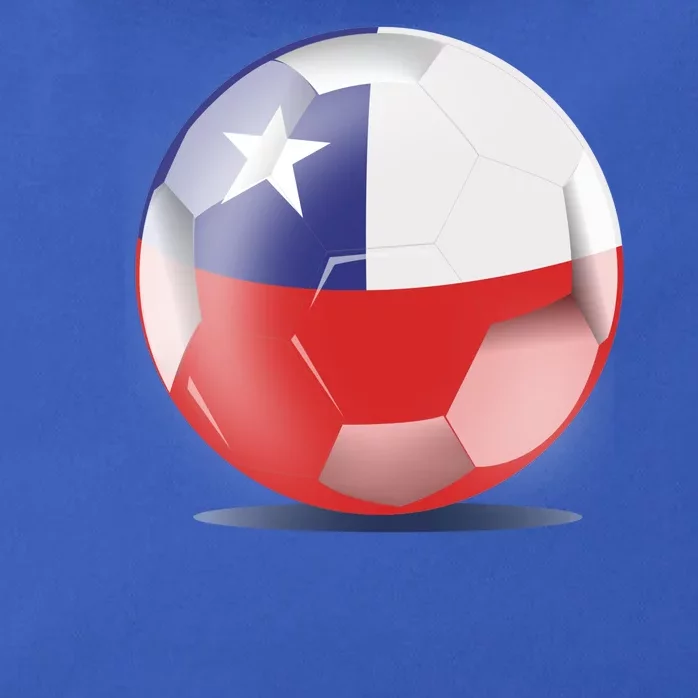 Soccer Ball Country Flag Chile Zip Tote Bag