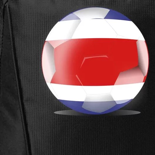 Soccer Ball Country Flag Costa Rica City Backpack