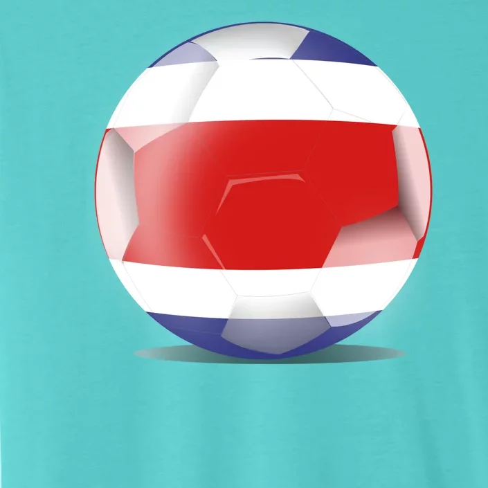 Soccer Ball Country Flag Costa Rica ChromaSoft Performance T-Shirt