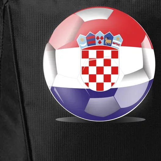 Soccer Ball Country Flag Croatia City Backpack