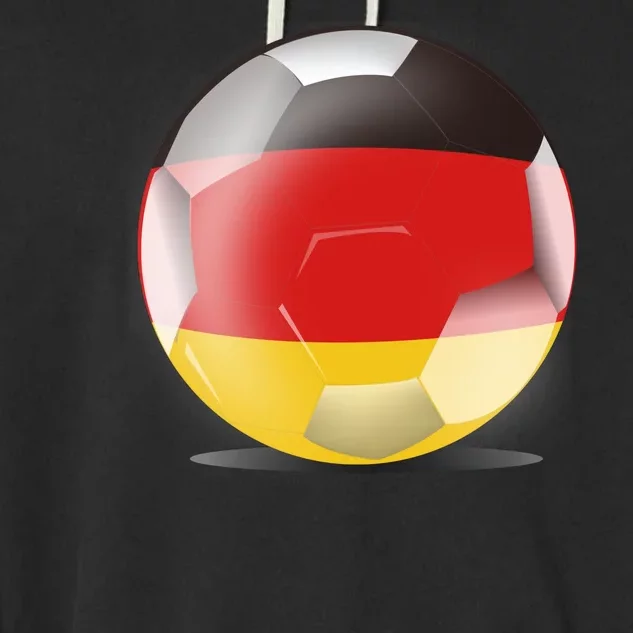 Soccer Ball Country Flag Germany Garment-Dyed Fleece Hoodie