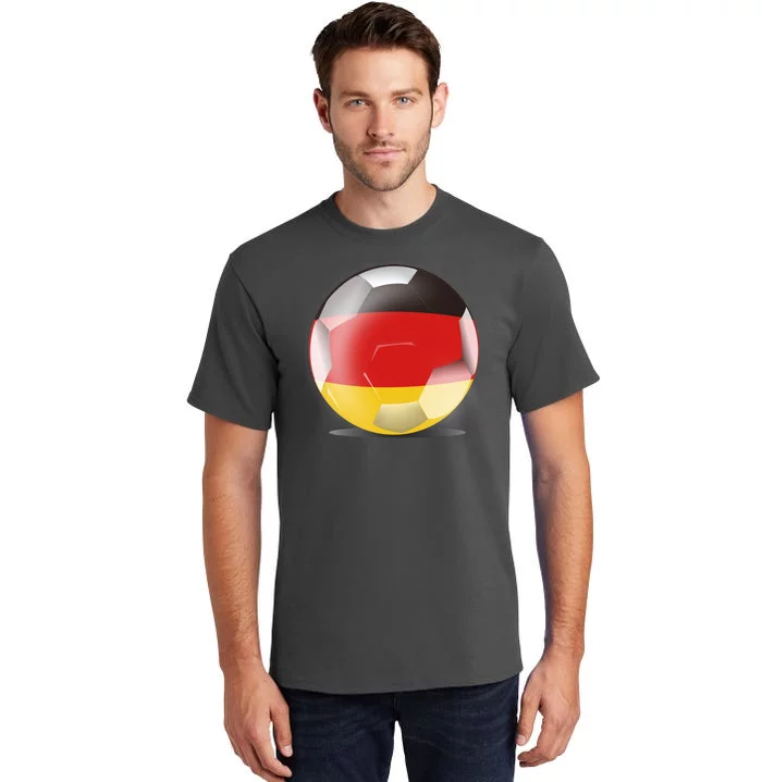 Soccer Ball Country Flag Germany Tall T-Shirt