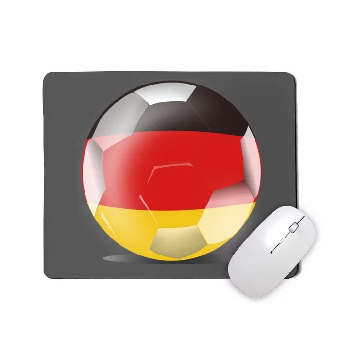 Soccer Ball Country Flag Germany Mousepad