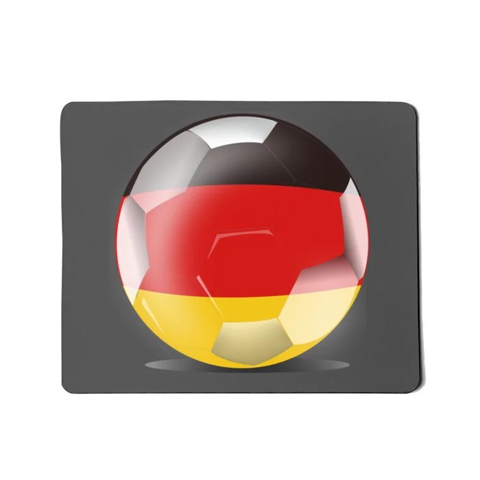 Soccer Ball Country Flag Germany Mousepad