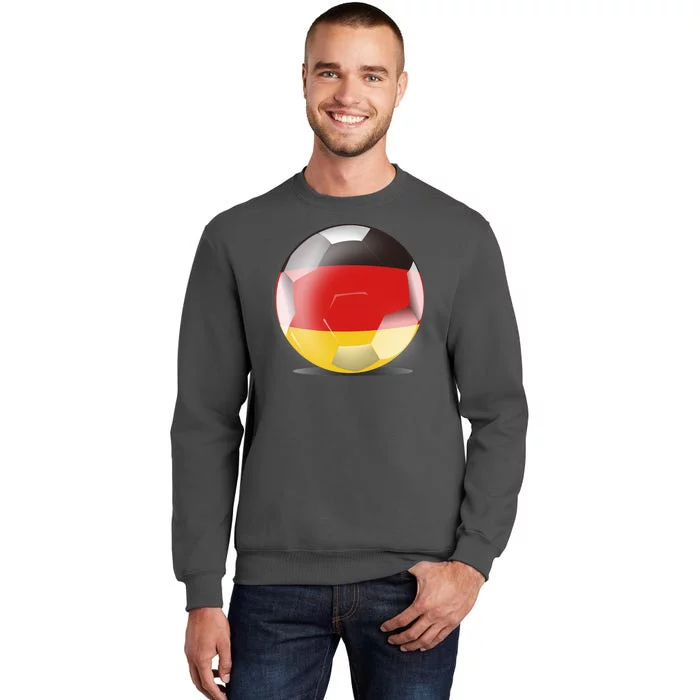 Soccer Ball Country Flag Germany Tall Sweatshirt