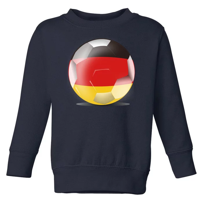 Soccer Ball Country Flag Germany Toddler Sweatshirt