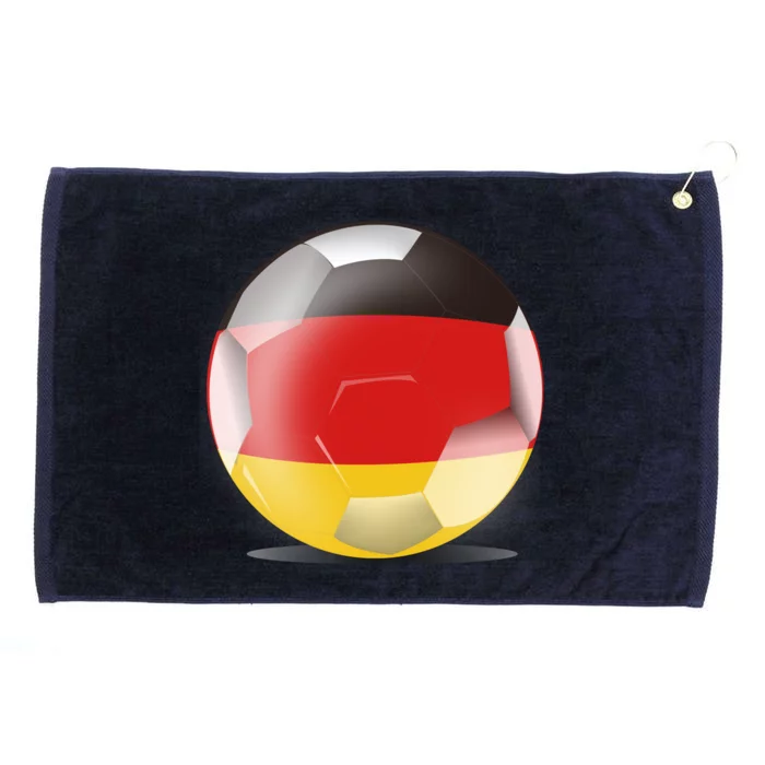 Soccer Ball Country Flag Germany Grommeted Golf Towel