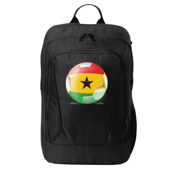 Soccer Ball Country Flag Ghana City Backpack