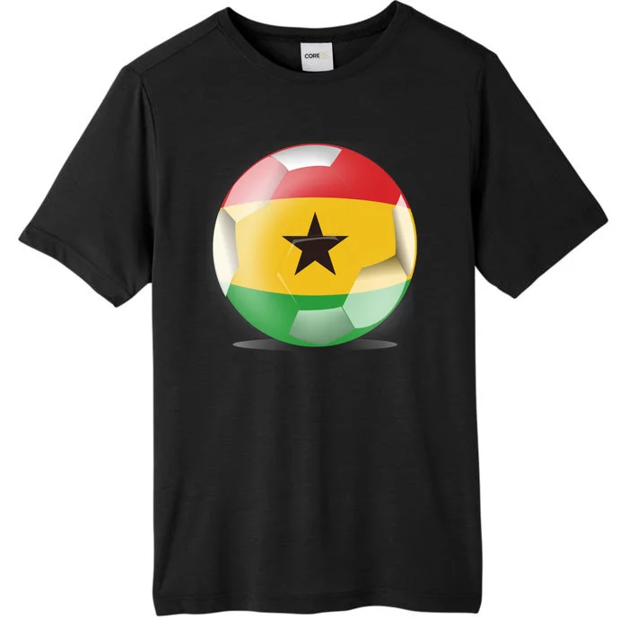 Soccer Ball Country Flag Ghana ChromaSoft Performance T-Shirt