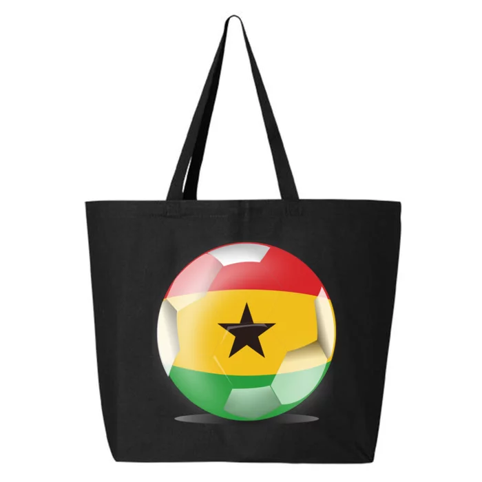 Soccer Ball Country Flag Ghana 25L Jumbo Tote