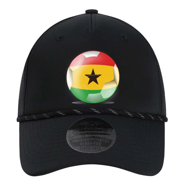 Soccer Ball Country Flag Ghana Performance The Dyno Cap