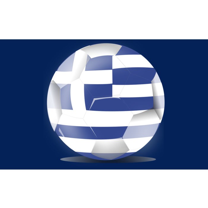 Soccer Ball Country Flag Greece Bumper Sticker