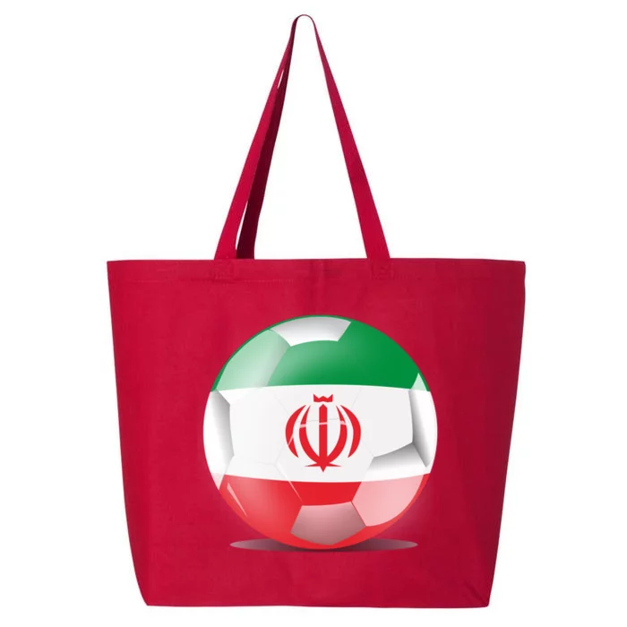 Soccer Ball Country Flag Iran 25L Jumbo Tote