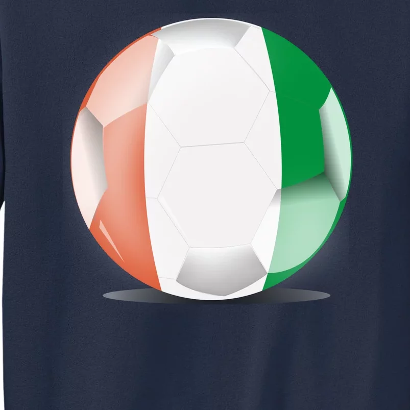 Soccer Ball Country Flag Ivory Coast Sweatshirt