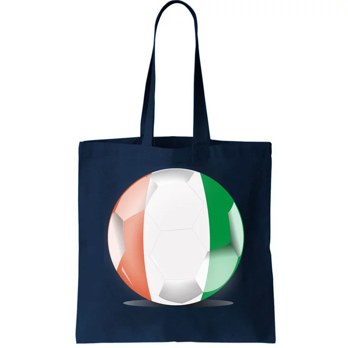 Soccer Ball Country Flag Ivory Coast Tote Bag