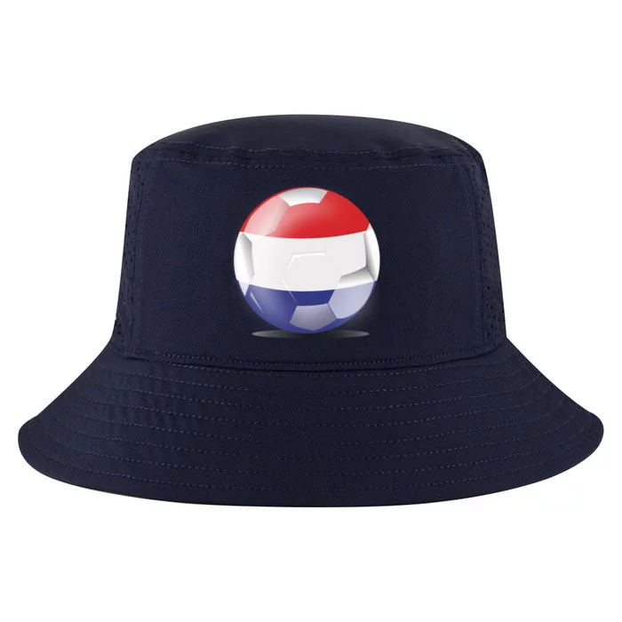 Soccer Ball Country Flag Netherlands Cool Comfort Performance Bucket Hat