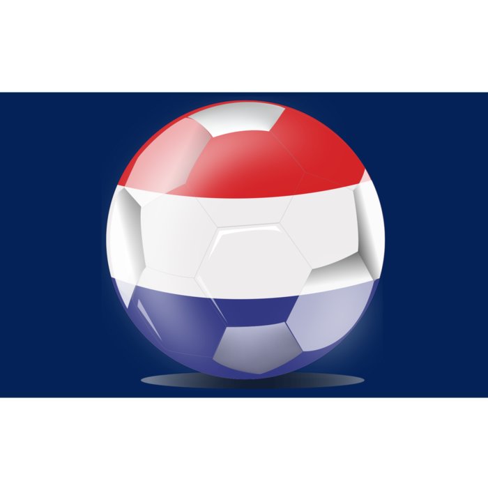 Soccer Ball Country Flag Netherlands Bumper Sticker