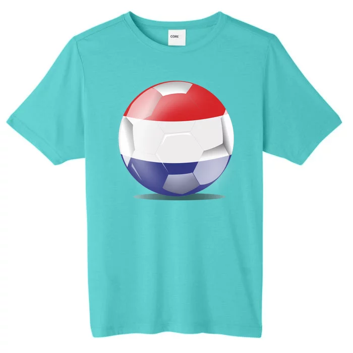 Soccer Ball Country Flag Netherlands ChromaSoft Performance T-Shirt