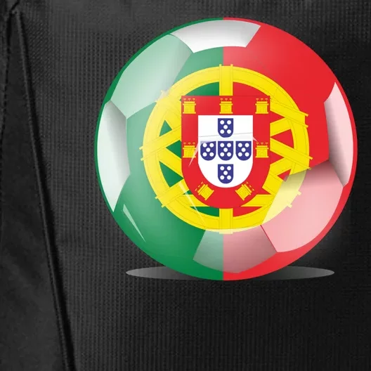 Soccer Ball Country Flag Portugal City Backpack