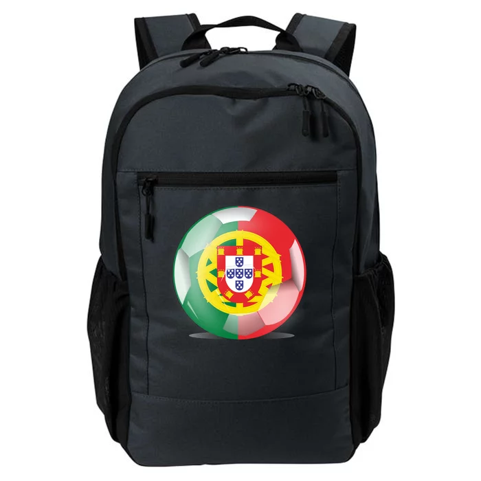 Soccer Ball Country Flag Portugal Daily Commute Backpack