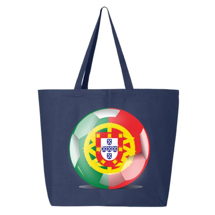 Soccer Ball Country Flag Portugal 25L Jumbo Tote