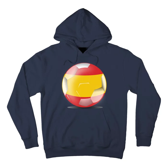 Soccer Ball Country Flag Spain Hoodie