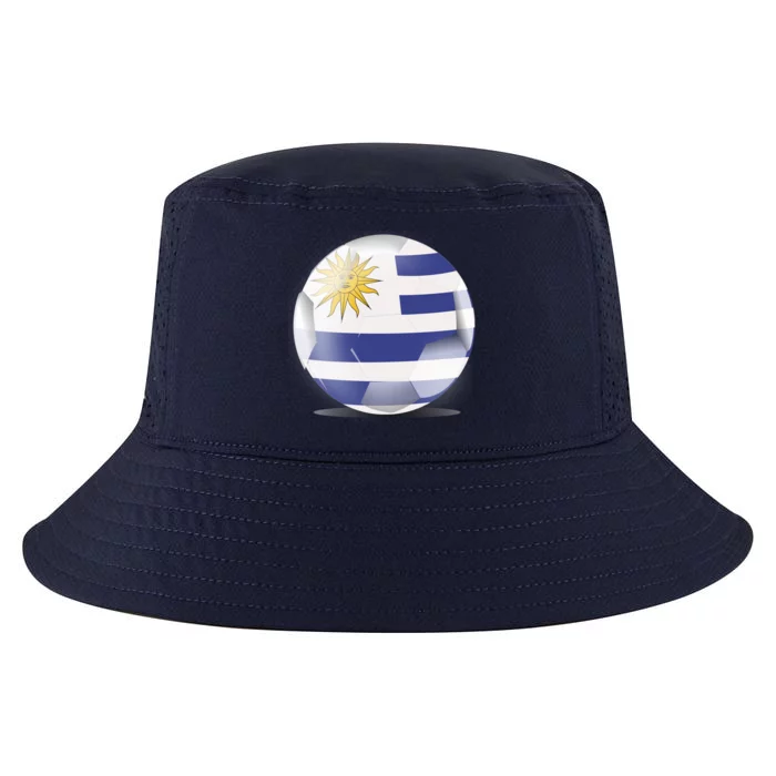 Soccer Ball Country Flag Uruguay Cool Comfort Performance Bucket Hat