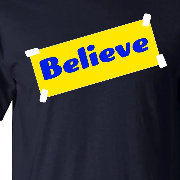 Soccer Believe Faith Coach Richmond Lasso Tall T-Shirt