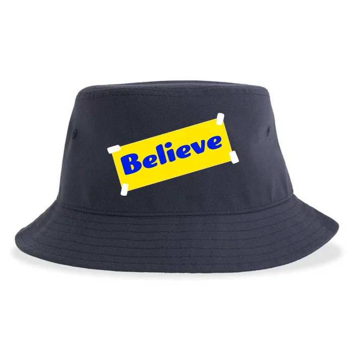 Soccer Believe Faith Coach Richmond Lasso Sustainable Bucket Hat