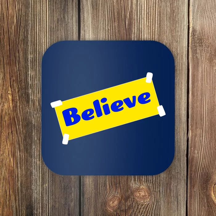 Soccer Believe Faith Coach Richmond Lasso Coaster