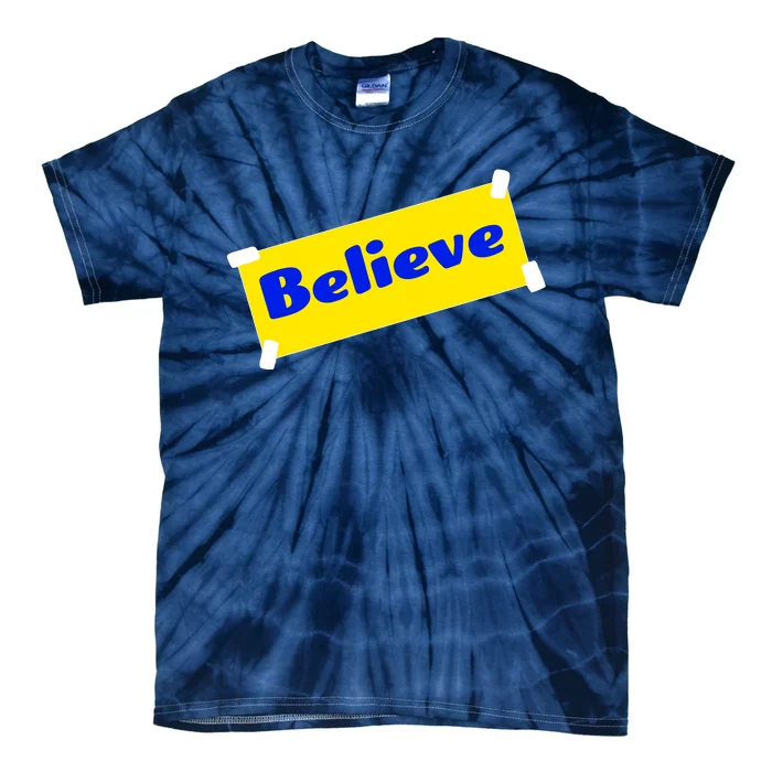 Soccer Believe Faith Coach Richmond Lasso Tie-Dye T-Shirt