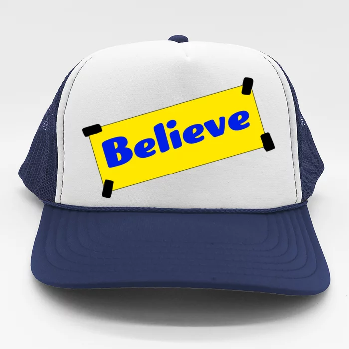 Soccer Believe Faith Coach Richmond Lasso Trucker Hat