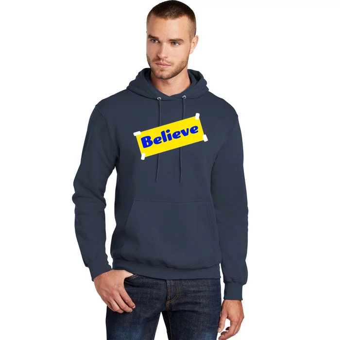 Soccer Believe Faith Coach Richmond Lasso Tall Hoodie