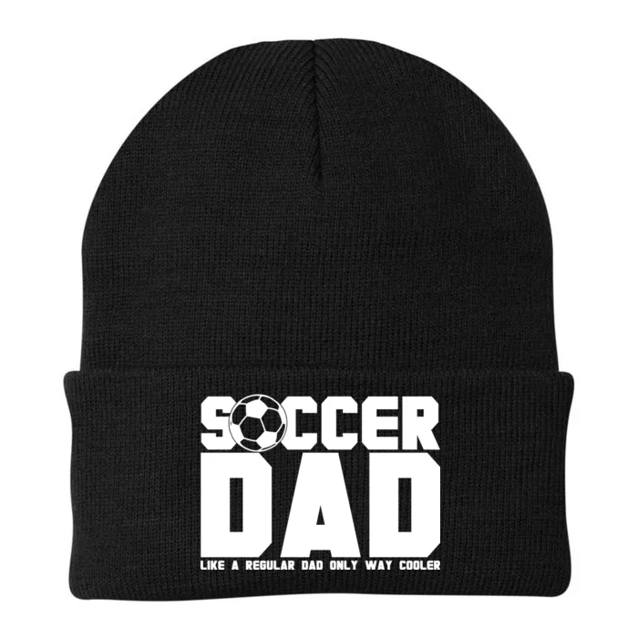 Soccer Dad Like A Regular Dad But Way Cooler Knit Cap Winter Beanie