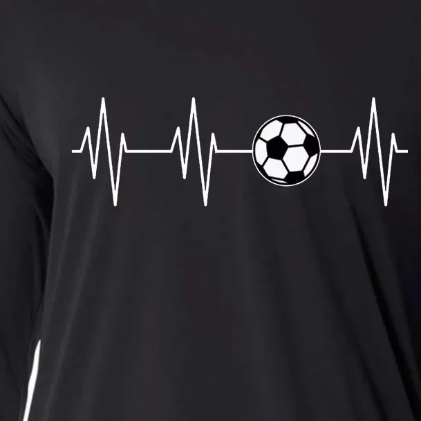 Soccer Heart Beat Cooling Performance Long Sleeve Crew